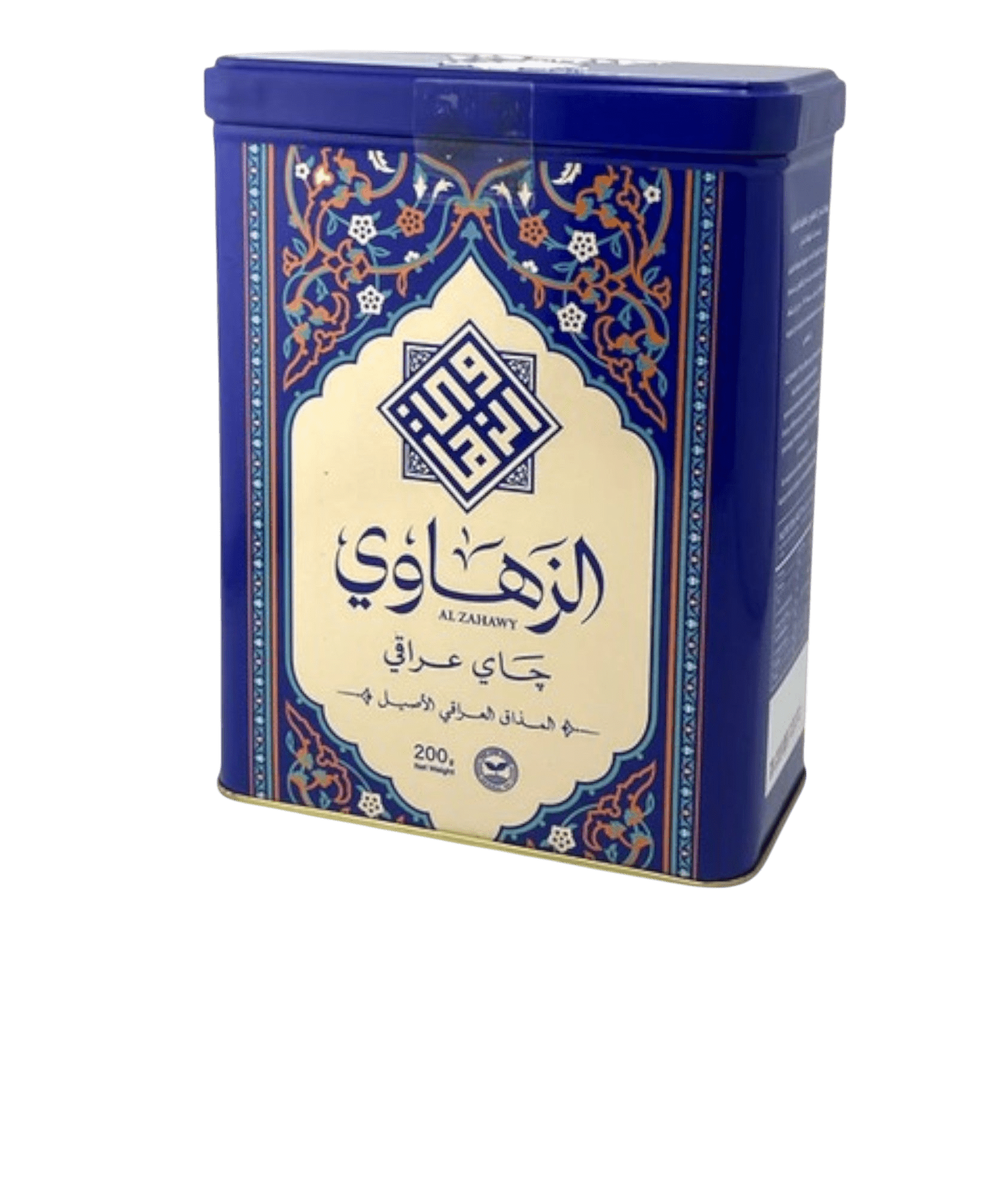 200-1174449986 شاي الزهاوي شاي الزهاوي شاي الزهاوي عراقي 200 جرام علبة معدنية