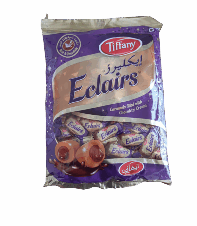 كراميل حلويات كيلو 1 كراميل محشو بكريمة الشوكولاتة ايكليرز من تيفاني