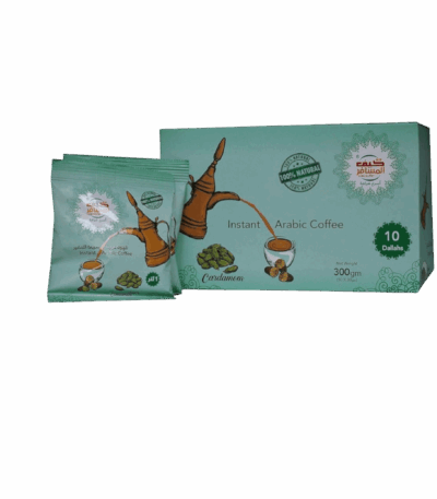 قهوة كيف المسافر بالهيل سريعة التحضير بكس 10 أظرف قهوة عربية بكس 10 أظرف قهوة كيف المسافر بالهيل سريعة التحضير بوكس 10 أظرف - نكهة عربية أصيلة وغنية