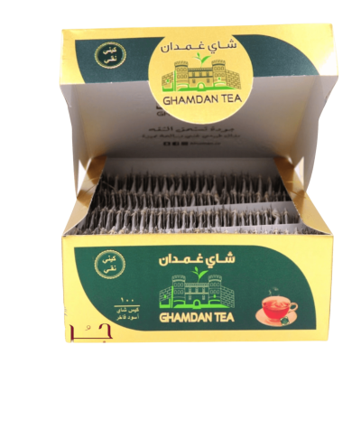 Ghamdan Kenyan Tea String 100 Tea Bags - An Exceptional Taste Experience