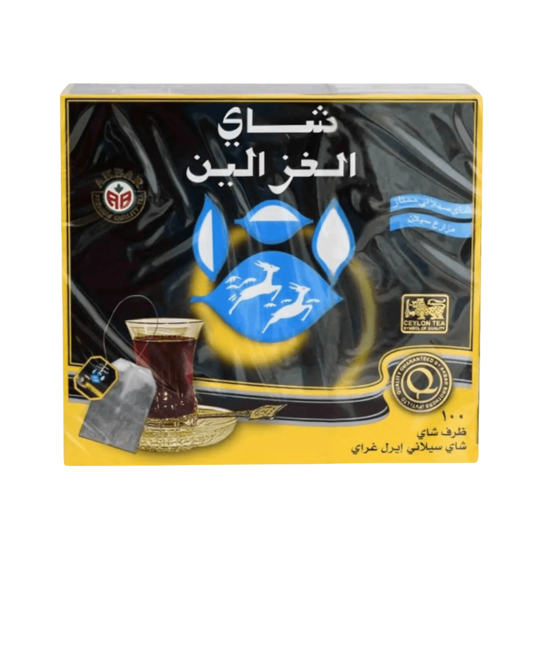 100-100-1174451202 Al Ghazaleen Tea, Black Carton, 100g - An Exceptional Taste Experience
