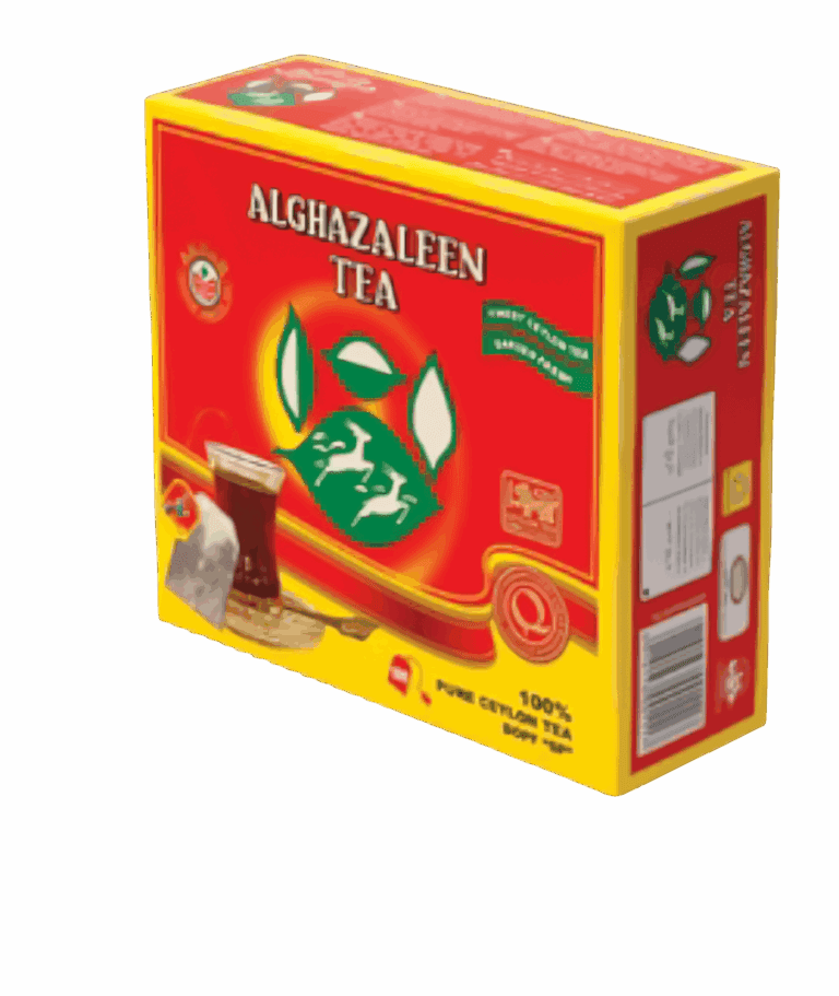 Al Ghazaleen Tea, Red Carton, 100 Tea Bags - An Exceptional Taste Experience