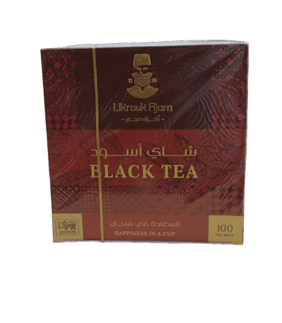 شاي اسود اكرك عجم الشاي شاي اسود اكرك عجم 100 كيس - تجربة مذاق استثنائية