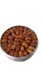 Dates of Happiness with Cardamom and Saffron, Silver Box, 1 kg