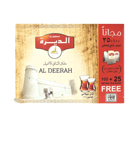 Al Deera Ceylon Tea 125 Tea Bags - An Exceptional Taste Experience
