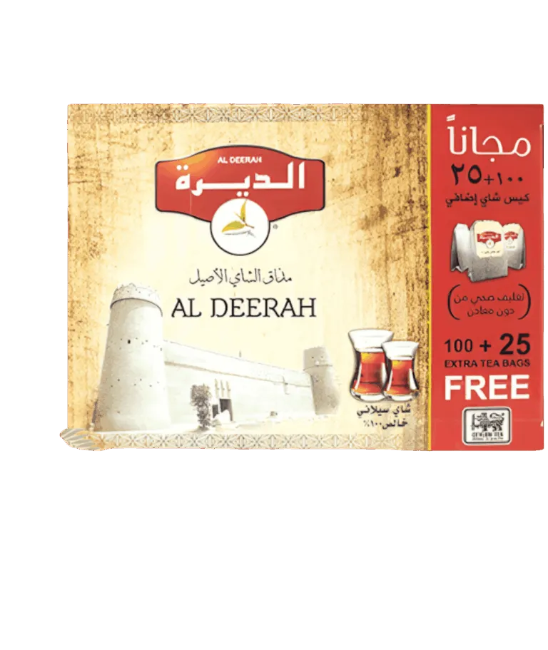 شاي الديرة سيلاني 125 كيس الشاي شاي الديرة سيلاني 125 كيس - تجربة مذاق استثنائية