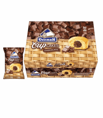كب كيك شوكولاتة حلويات كب كيك شوكولاتة من ديما (عبوة من 16 قطعة)