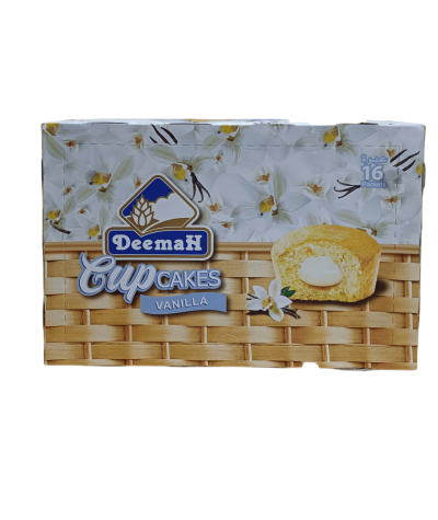 Dima Vanilla Cupcakes, 16-piece set.
