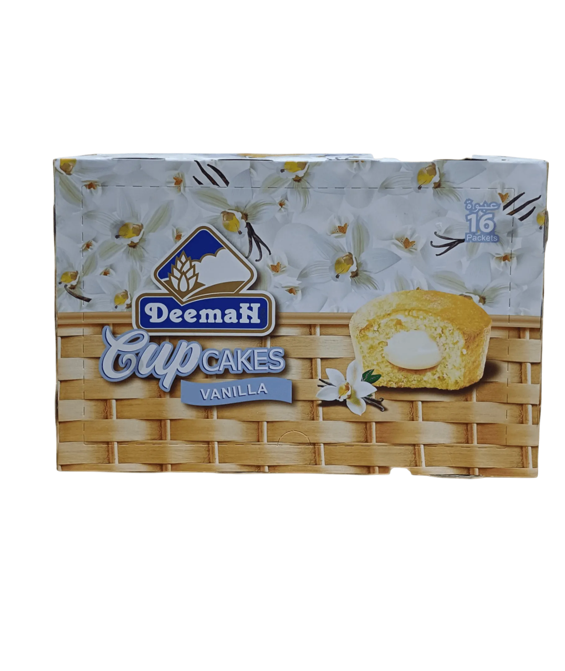 16-16-1174450339 Dima Vanilla Cupcakes, 16-piece set.