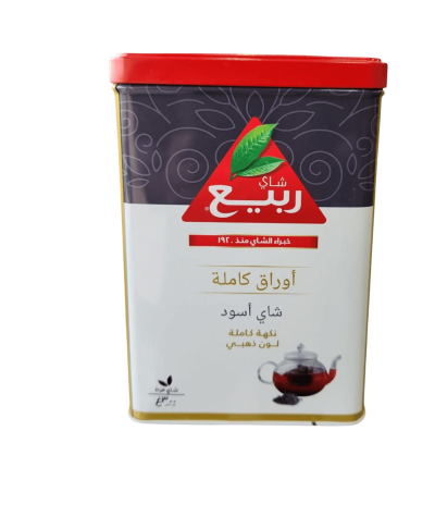 Spring Whole Leaf Tea - Black tea with a rich flavor and golden color - Luxury metal tin