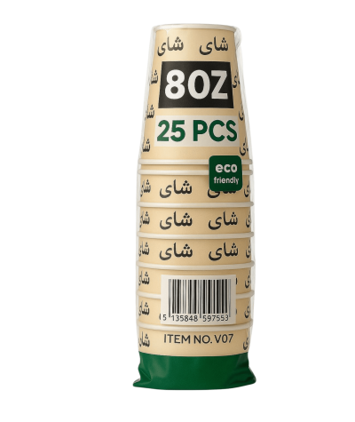 Premium paper cups with a classic design (25 pieces - 4 oz) Premium paper cups with a classic design (25 pieces - 4 oz) Premium paper cups with a classic design (25 cups)