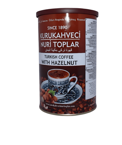 Nuri Toplar Hazelnut Coffee 250g - An authentic and rich Arabic flavor