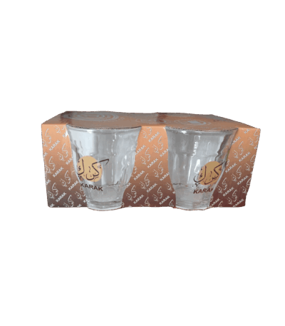 طقم اكواب شاي كرك زجاجية من ، 4 قطع Coffee Tools | الأدوات القهوه طقم اكواب شاي كرك زجاجية من ، 4 قطع