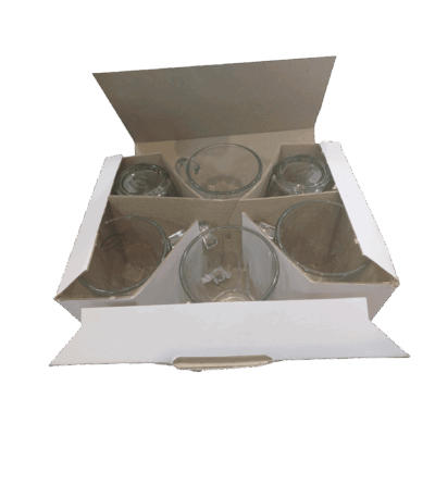 طقم اكواب شاي زجاجية من ، 6 قطع Coffee Tools | الأدوات القهوه طقم اكواب شاي زجاجية من ، 6 قطع