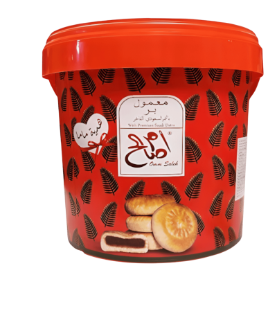 Umm Saleh's red date-filled maamoul, a premium Saudi Arabian date-filled maamoul.