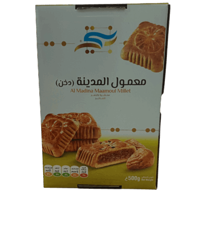 Madinah Maamoul, Madinah Maamoul, Madinah Maamoul (Millet) stuffed with dates - an authentic taste with a healthy flavor