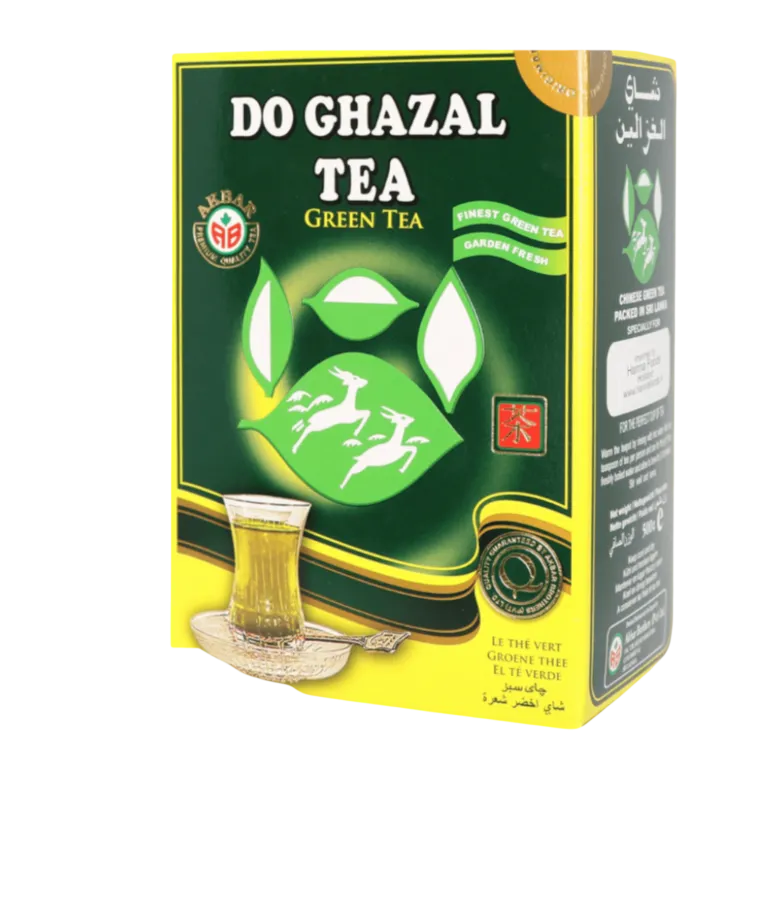 Image of Al Ghazaleen tea, green powder, cardboard