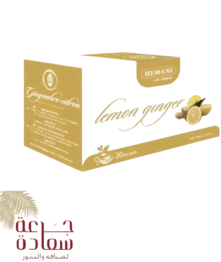 Ginger Lemon Tea Sachets - A bag of natural herbs