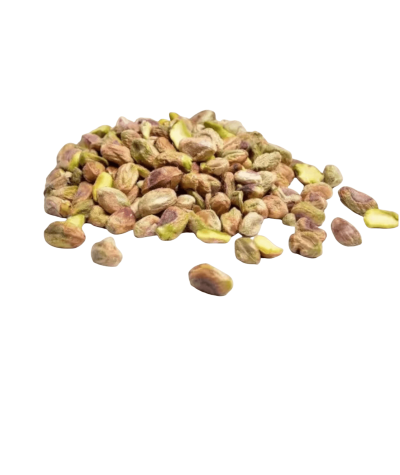 Yellow raisins, yellow raisins, shelled pistachios