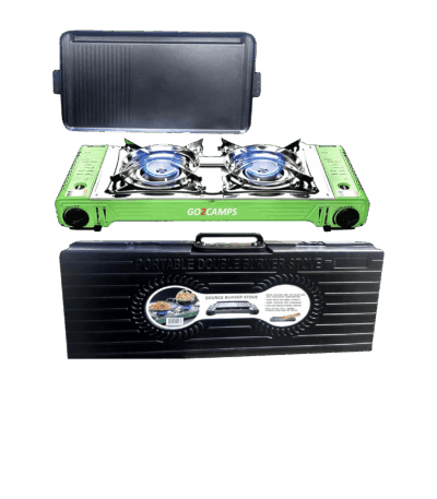 موقد تخييم موقد تخييم موقد تخييم كوري مزدوج الشعلة بوتان مع شواية شواء