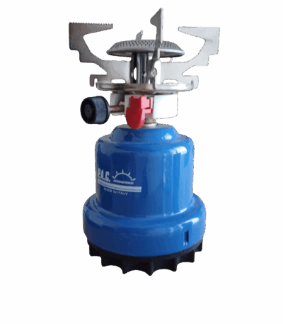 موقد غاز محمول موقد غاز محمول موقد غاز محمول للتخييم مع منظم امان - ازرق