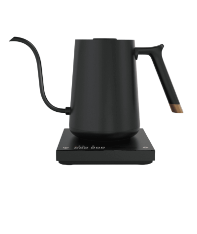 Timer On Electric Kettle, Black | Coffee Tools