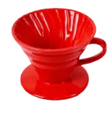 قمع Coffee Tools | الأدوات القهوه لون احمر ⁨ قمع
