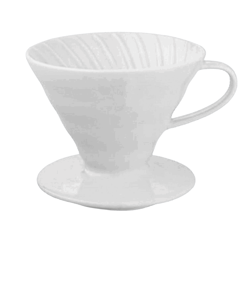 قمع Coffee Tools | الأدوات القهوه لون ابيض ⁨ قمع