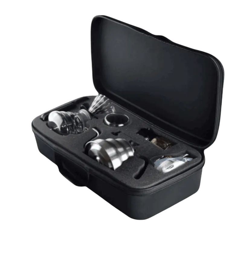 شنطة قهوة مقطرة كاملة وسهلة التنقل Coffee Tools | الأدوات القهوه شنطة قهوة مقطرة كاملة وسهلة التنقل