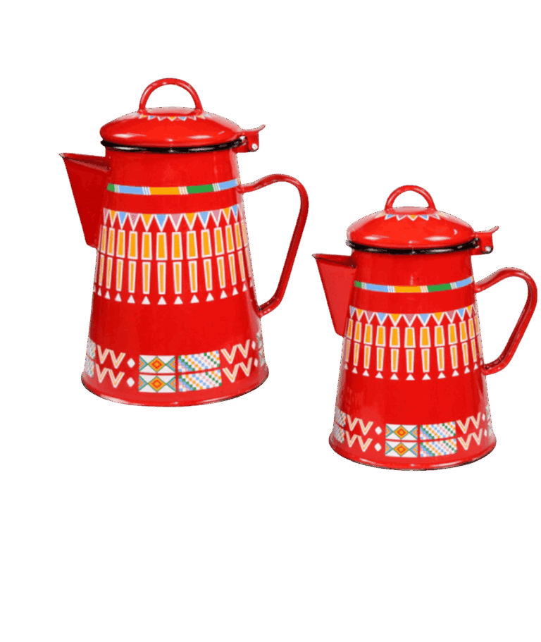 دلة حليب تراثية اون أحمر Coffee Tools | الأدوات القهوه دلة حليب تراثية اون أحمر