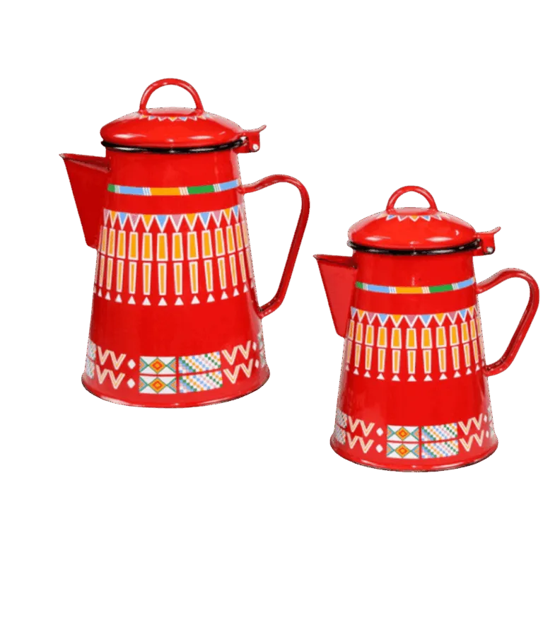 دلة حليب تراثية اون أحمر Coffee Tools | الأدوات القهوه دلة حليب تراثية اون أحمر