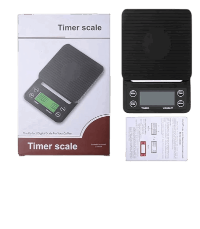 Coffee Tools Electric Scale | Coffee Tools Precision Electric Scale 3kg/0.1g with Large LCD Display – Ideal for Coffee and Espresso