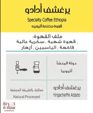 Specialty coffee, specialty coffee, specialty coffee from Ethiopia - Yergeshef Adado