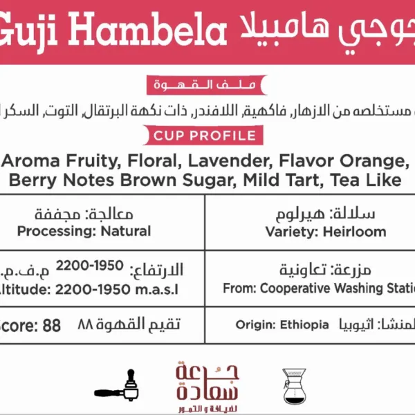 Specialty coffee from Ethiopia, Goji Hambela
