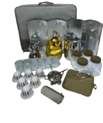 Travel Tools All-in-One Tea and Coffee Bag | Gray Travel Tools All-in-One Tea and Coffee Bag - Stylish and Portable Design