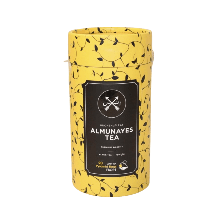 Al-Sahmain Al-Munis Yellow Pyramid Tea, 20 Bags - Tea