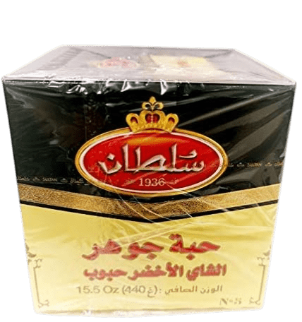 51375b33-6ebe-4699-ae5a-8454b1546b29 شاي سلطان حبة جوهر – الشاي الأخضر حبوب 440 جرام - Image 1