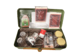 Luxury travel tea set with complete accessories