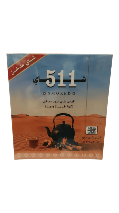 شاي 511 الأسود المدخن – 100 كيس